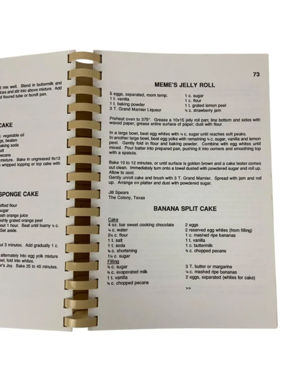 State Fair Of Texas Prize Winning Recipes Cookbook Spiral Bound 1992